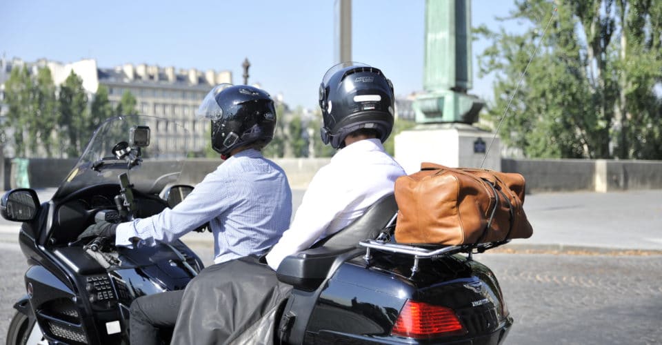 En Goldwing à Paris