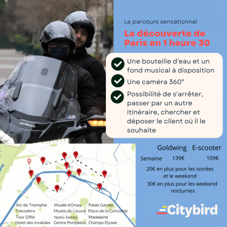 Taxi Moto Citybird Paris